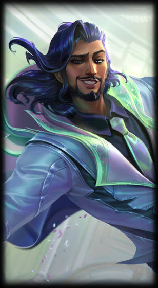 Crystal Rose Akshan loading screen art