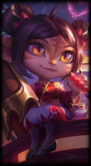Firecracker Tristana loading screen art