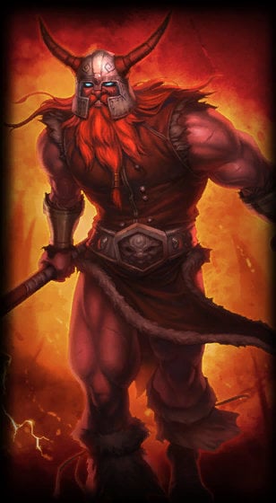 Forsaken Olaf loading screen art