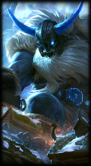 Glacial Olaf loading screen art