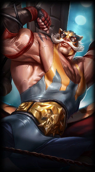 El Tigre Braum loading screen art