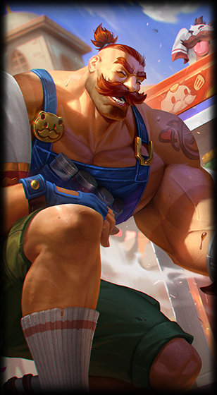 Grill Master Braum loading screen art