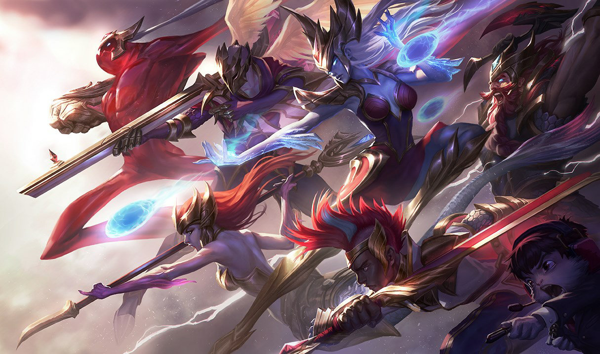 SKT T1 Olaf splash art