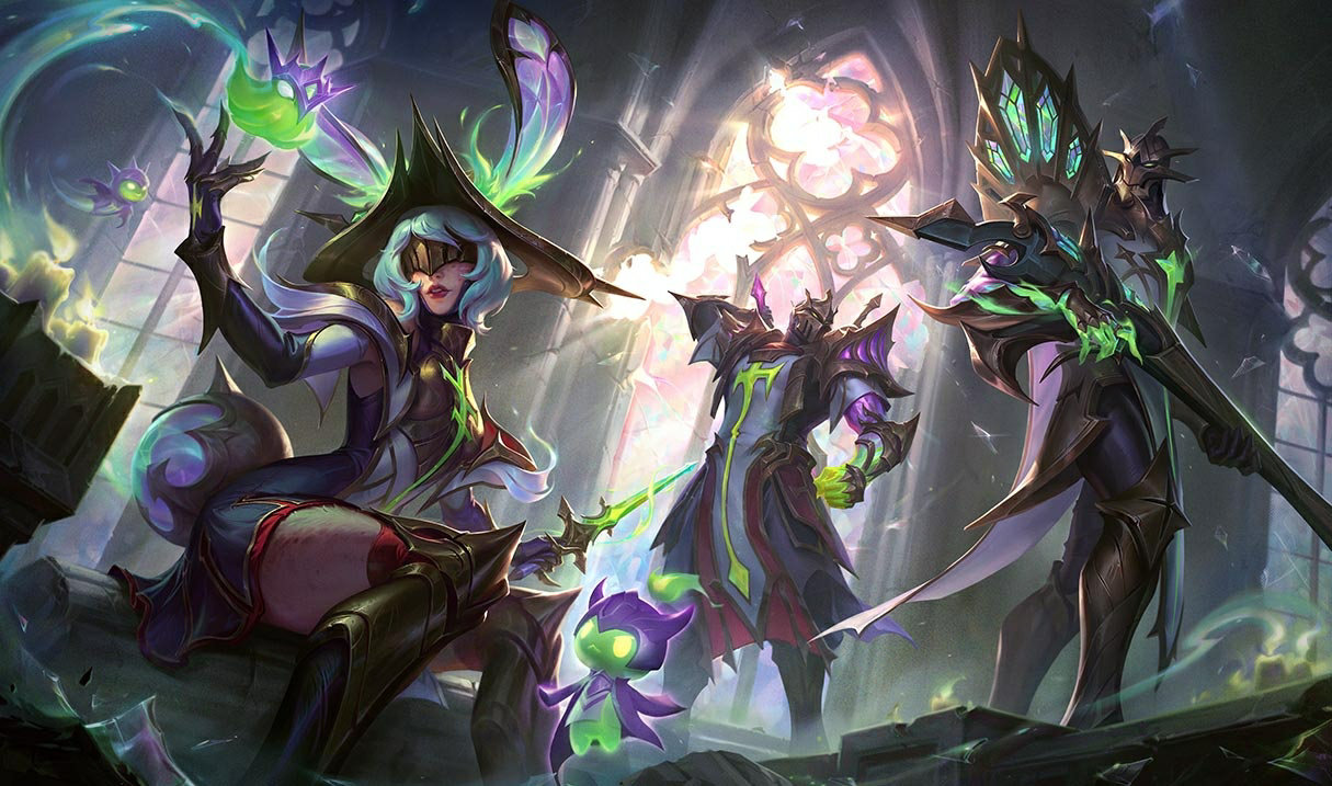 Broken Covenant Jhin splash art