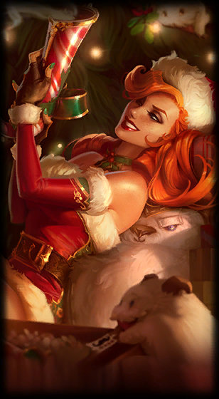 Candy Cane Miss Fortune loading screen art