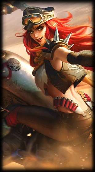 Road Warrior Miss Fortune loading screen art