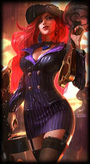 Crime City Miss Fortune loading screen art