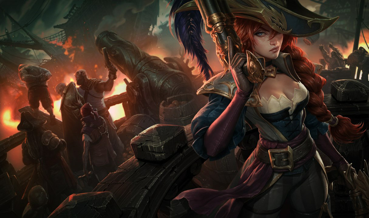 Captain Fortune (Miss Fortune) splash art