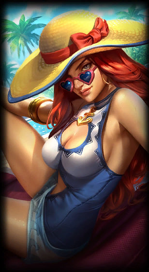 Pool Party Miss Fortune loading screen art