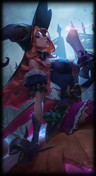 Bewitching Miss Fortune loading screen art