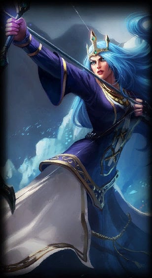 Queen Ashe loading screen art