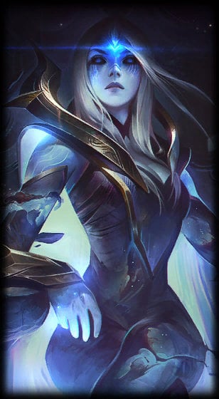 Cosmic Queen Ashe loading screen art