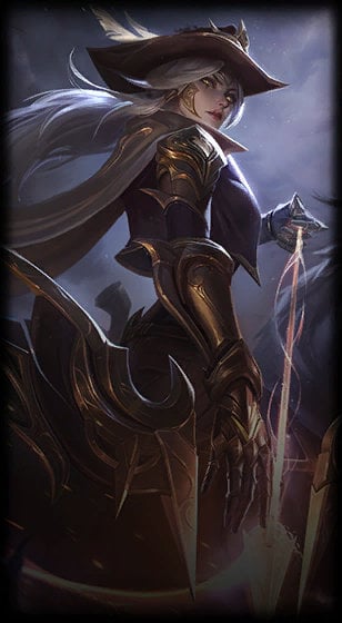 High Noon Ashe loading screen art