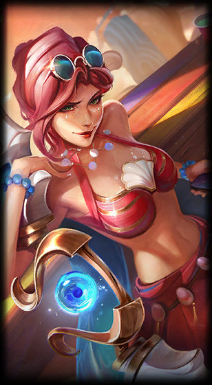 Ocean Song Ashe loading screen art