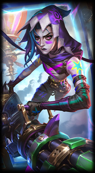 Arcane Fractured Jinx splash art