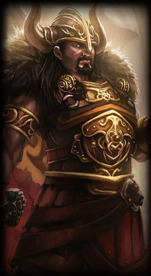 Viking Tryndamere loading screen art