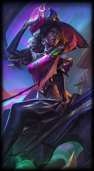 Bewitching Senna loading screen art