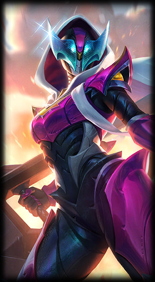 Masked Justice Senna loading screen art