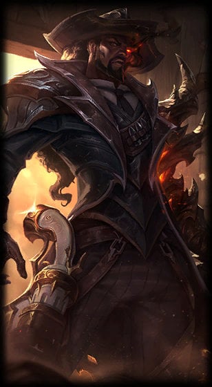 High Noon Lucian loading screen art
