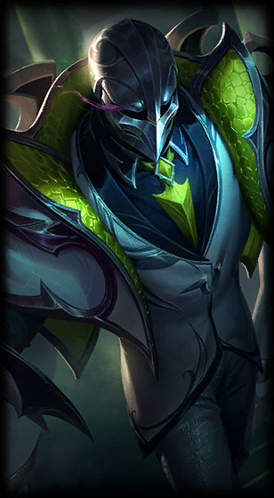 Debonair Zed loading screen art