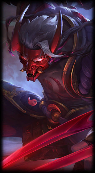 Blood Moon Zed loading screen art