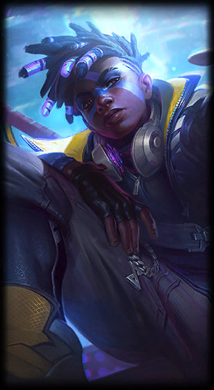 True Damage Ekko splash art