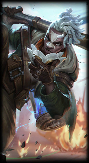 Arcane Firelight Ekko splash art