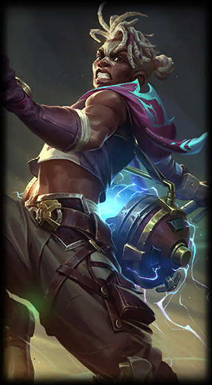 Arcane Last Stand Ekko splash art