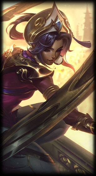 Lunar Empress Qiyana loading screen art