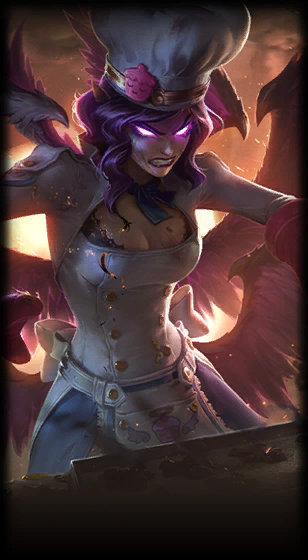 Sinful Succulence Morgana loading screen art