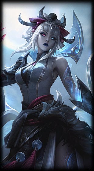 Snow Moon Morgana loading screen art