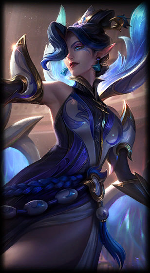 Porcelain Morgana loading screen art