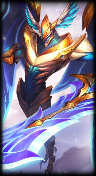Justicar Aatrox loading screen art