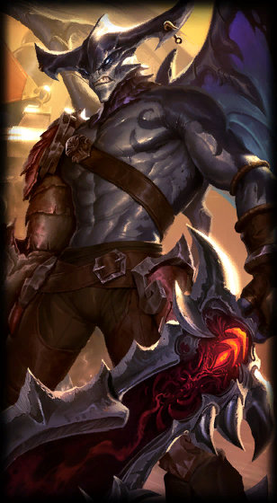 Sea Hunter Aatrox loading screen art