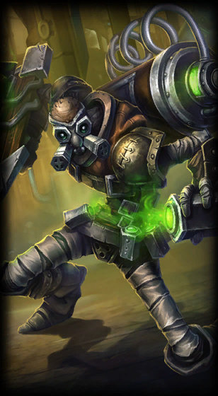 Hextech Singed loading screen art