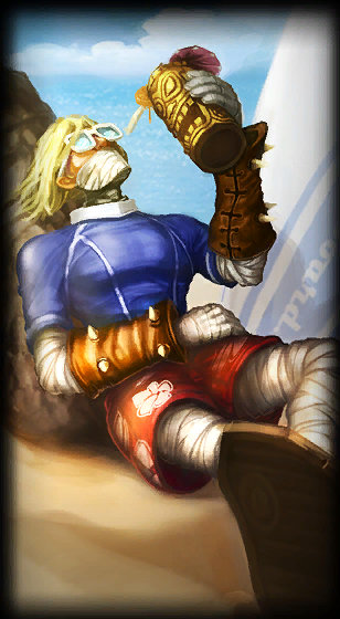 Surfer Singed loading screen art