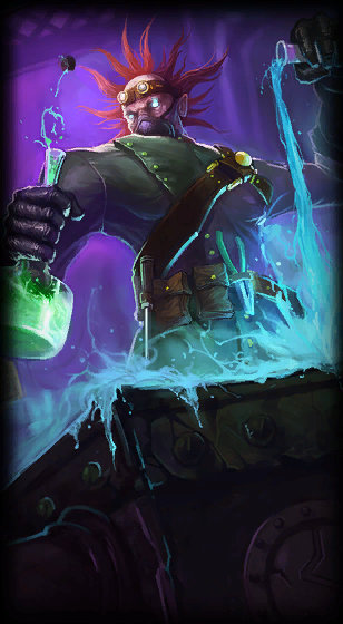 Mad Scientist Singed loading screen art