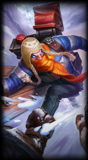 Snow Day Singed loading screen art