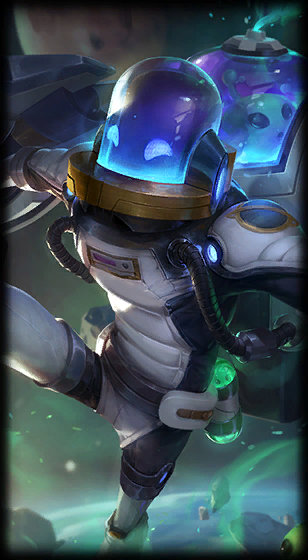 Astronaut Singed loading screen art