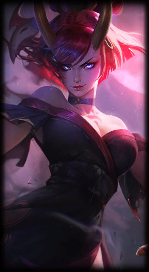 Blood Moon Evelynn loading screen art