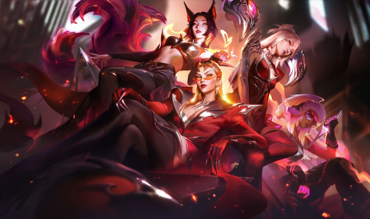 K/DA FIRESTARTER Evelynn splash art