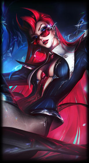 K/DA Hitmaker Evelynn loading screen art