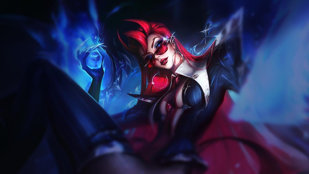 K/DA Hitmaker Evelynn splash art