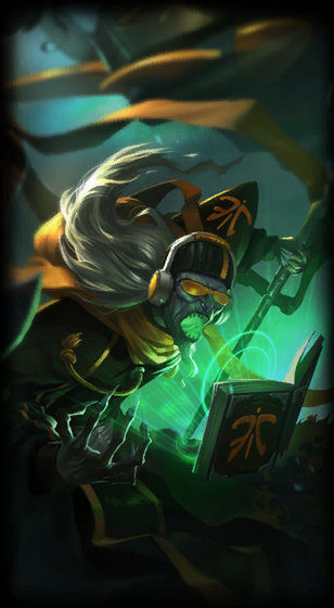 Fnatic Karthus loading screen art