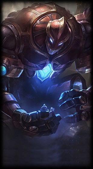 Hextech Galio loading screen art