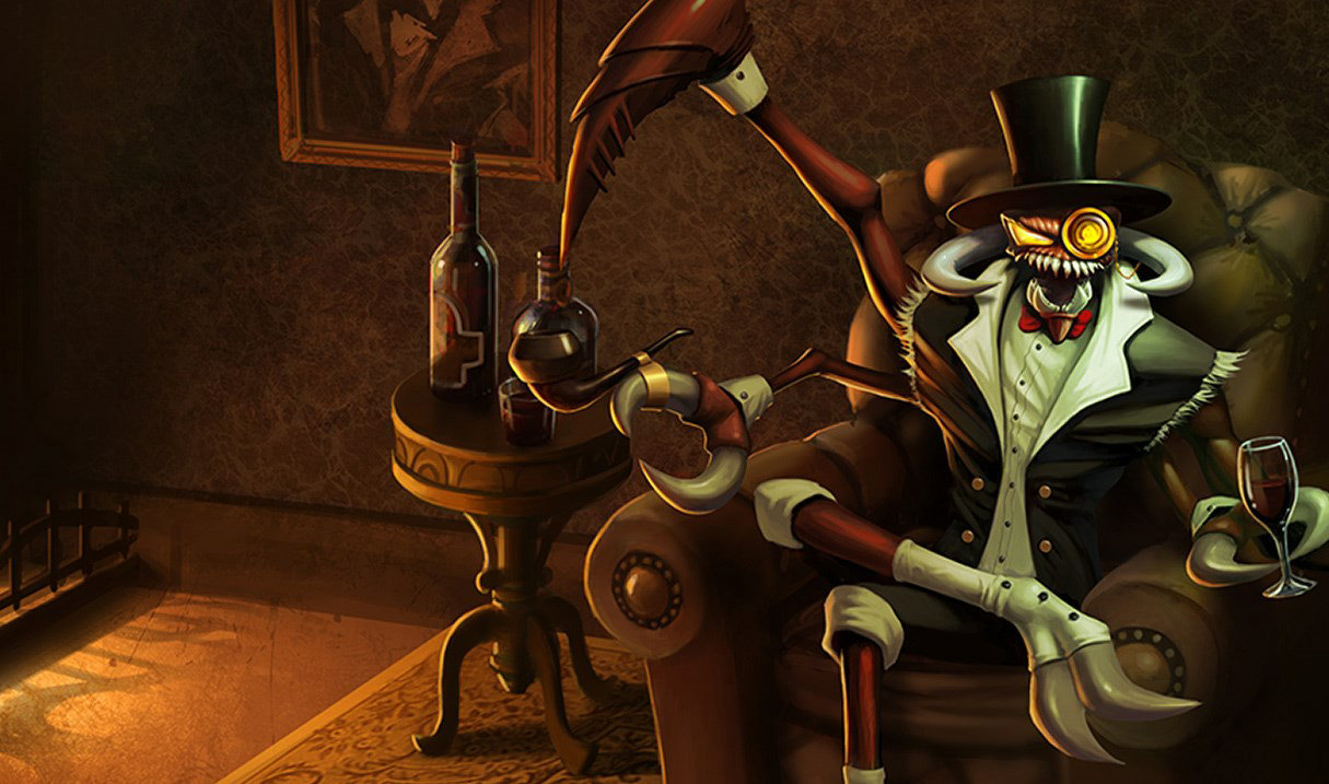 Gentleman Cho'Gath splash art