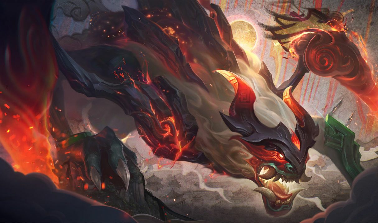 Shan Hai Scrolls Cho'Gath splash art