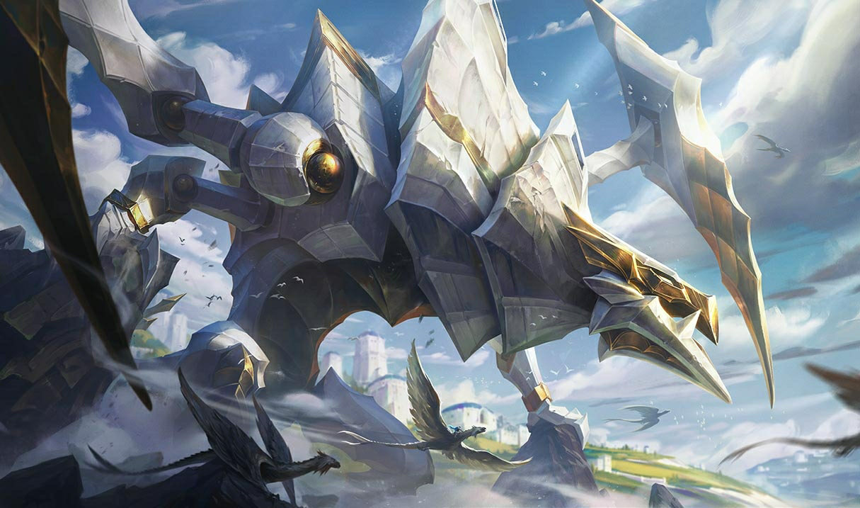 Petricite Cho'Gath splash art