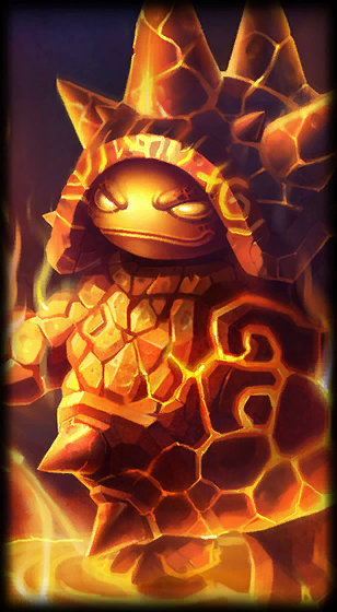 Molten Rammus loading screen art
