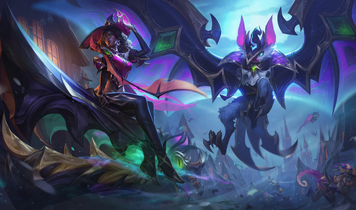 Bewitching Batnivia (Anivia) splash art